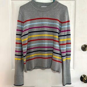 La Ligne for Target Cashmere Blend Colorful Striped Sweater Large